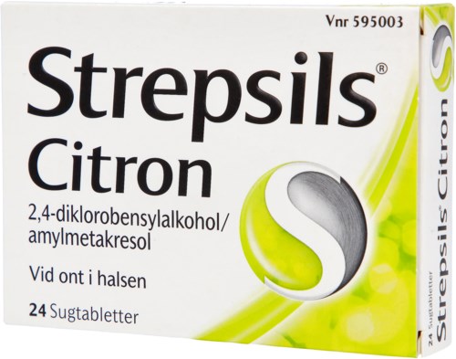 Strepsils Citron Sugtablett 24 pcs