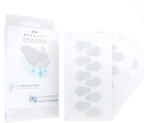 STYLPRO Hydrocolloid and Salicylic Acid Replacement Patches 30 pcs