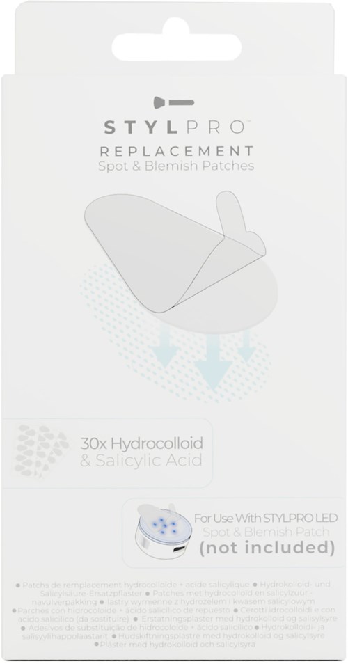 STYLPRO Hydrocolloid and Salicylic Acid Replacement Patches 30 pcs