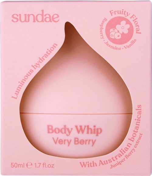 Sundae MINI Very Berry Body Whip Moisturiser 50 ml