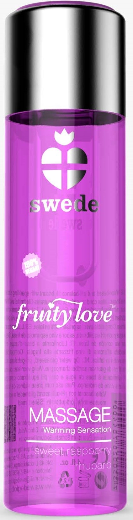Swede Fruity Love Massage Sweet Raspberry Rhubarb 120 ml