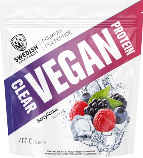 Swedish Supplements Clear Vegan Protein - Berrylicious 400 g