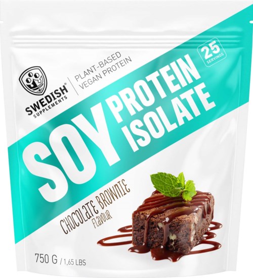 Swedish Supplements Soy Protein Isolate -  Chocolate Brownie 750 g