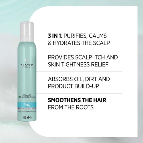 System Professional Balance Pre-Shampoo Foam 200 ml