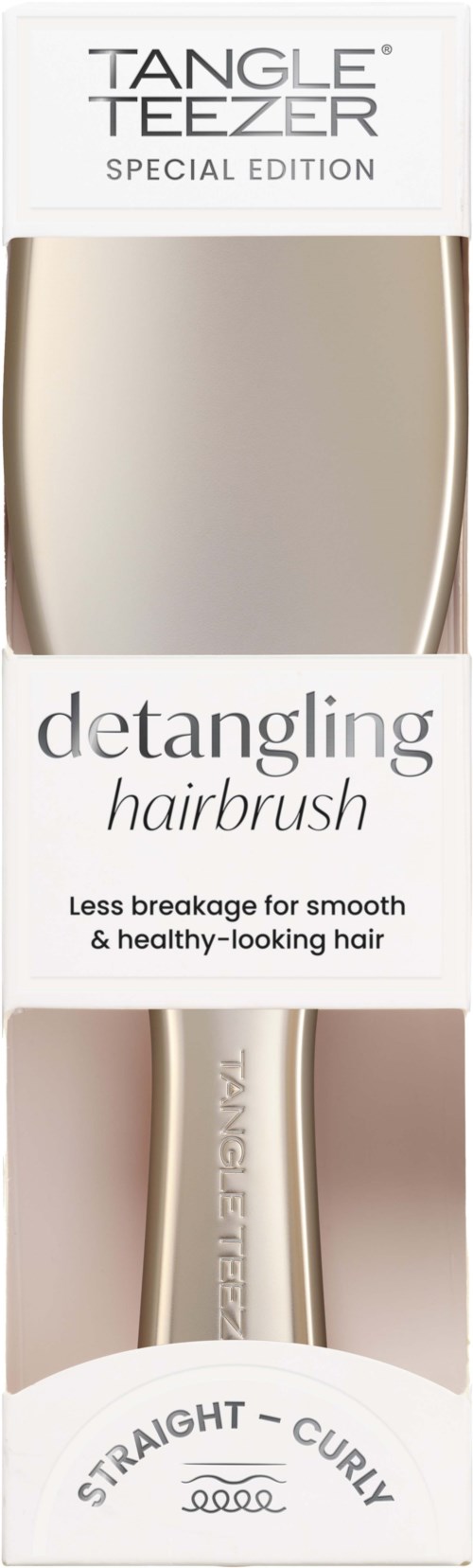 Tangle Teezer detangling hairbrush, special edition, smooth hair, healthy-looking hair, suited for straight and curly hair.