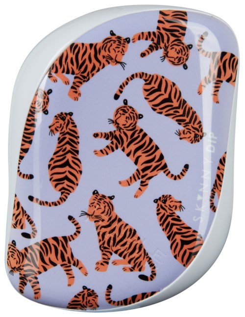 En bricka med tiger-mönster, visar flera orange och svarta randiga tigrar i olika positioner.