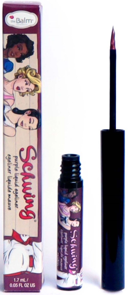Lippenbalsem met tekenfilmmeisjes op de verpakking, inclusief zwarte tube en kleine kwast.