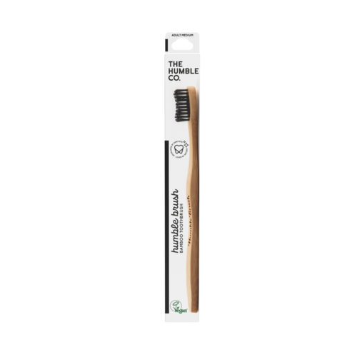 The Humble Co. Bamboo Toothbrush Adult Medium Black
