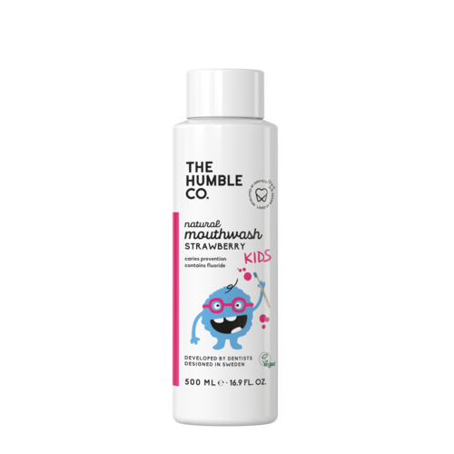 The Humble Co. Anticavity Mouthwash Strawberry 500 ml