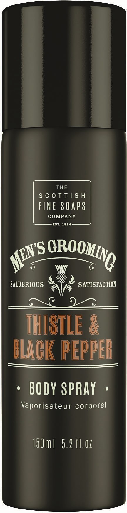 The Scottish Fine Soaps Thistle & Black Pepper Body Spray  150 ml