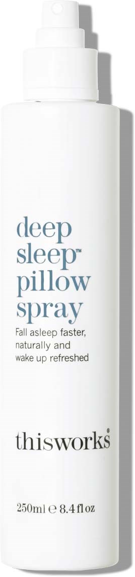 Tiefschlaf Kissen Spray für besseren Schlaf. Hilft beim schnellen Einschlafen und erfrischt beim Aufwachen.