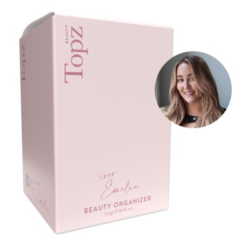 A pink box labeled 'Beauty Top2' with an image of a smiling woman on the side.