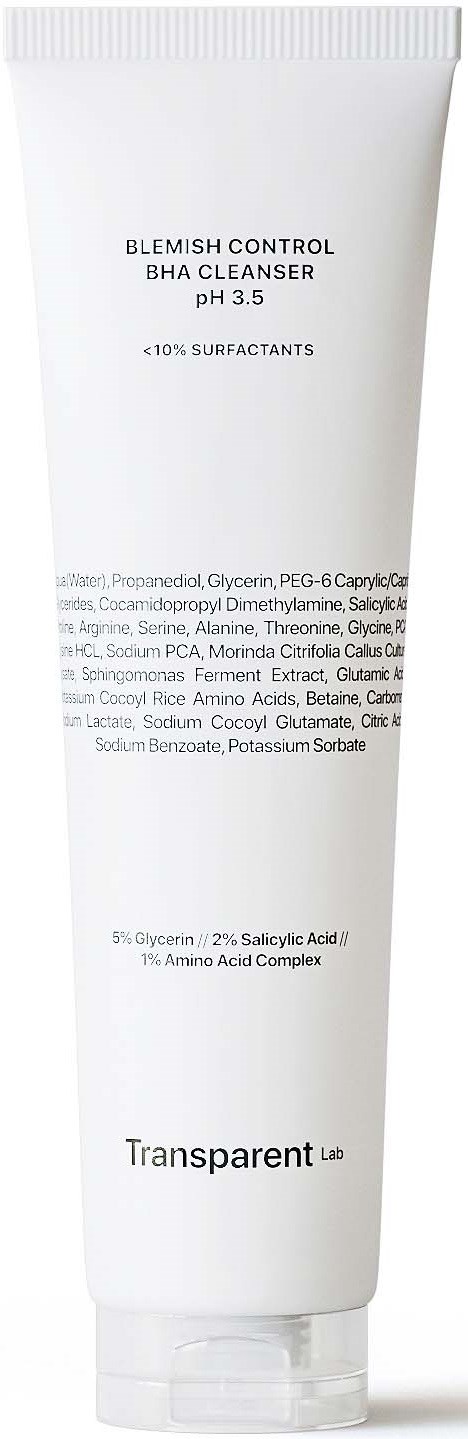 NICHE BEAUTY LAB Transparent Lab Blemish Control Bha Cleanser Ph 3.12 150 ml