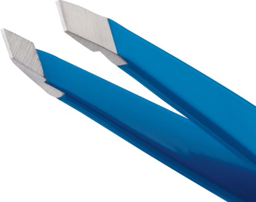 Tweezerman Mini Slant Tweezer Bahama Blue