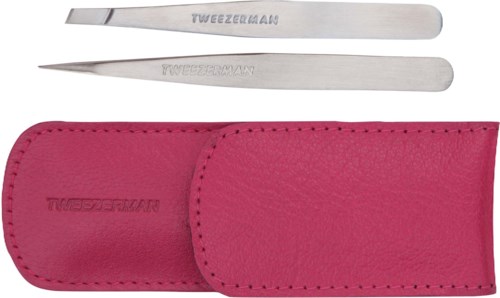 Tweezerman Petite Tweeze Set Pink Case