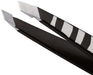 Tweezerman Slant Stainless Steel Zebra Tweezer