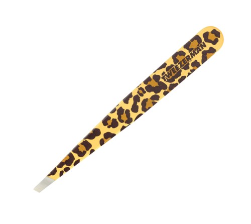 Tweezerman Stainless Steel Slant Leopard Tweezer