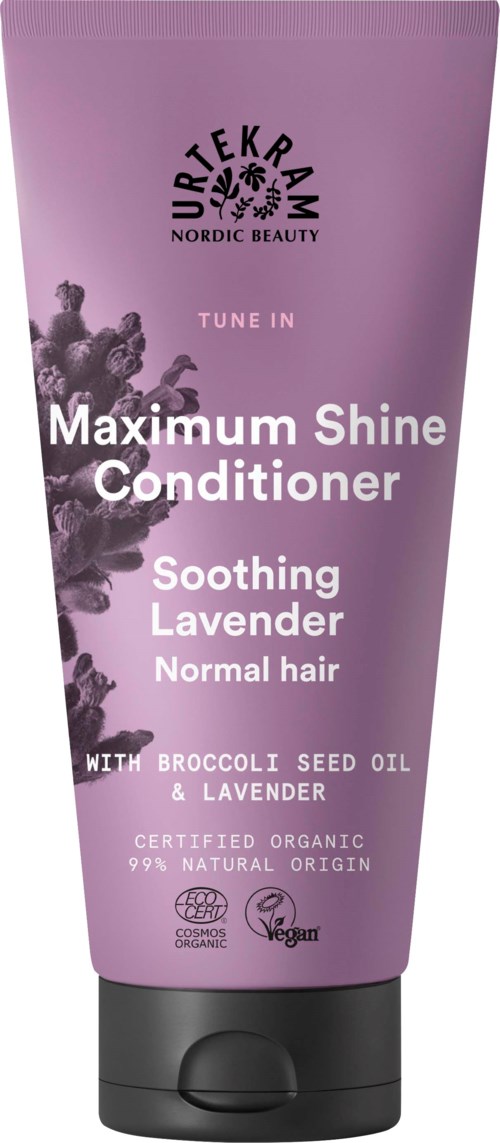 Lavendel conditioner voor normaal haar met broccoli zaadolie, biologisch, veganistisch en natuurlijk.