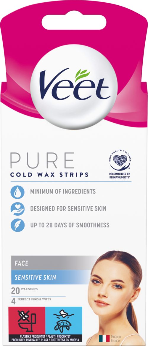 Veet Essential Inspirations Strips Face 20st 20 ml
