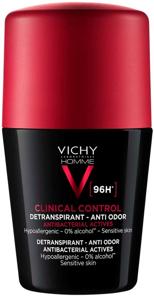 VICHY Homme Clinical Control 96hr Roll-on Antiperspirant 50 ml