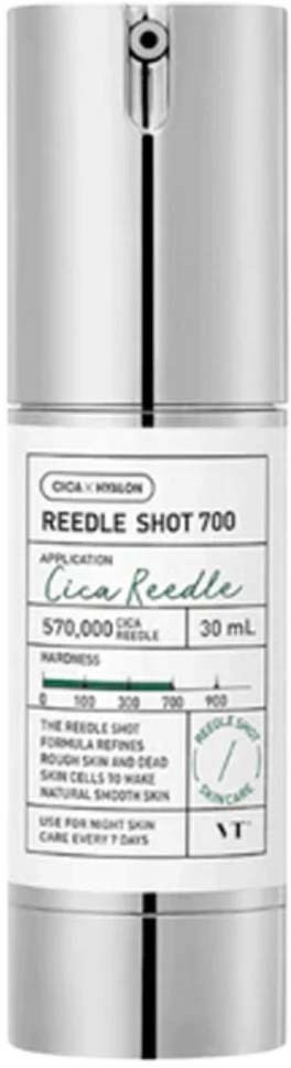 Een zilveren cilindervormige fles met label met productgegevens en gebruiksinstructies.