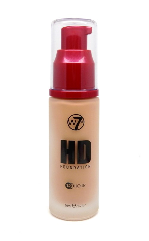HD-meikkivoide pullo punaisella pumpulla, 12 tunnin kestävyys, 30 ml.