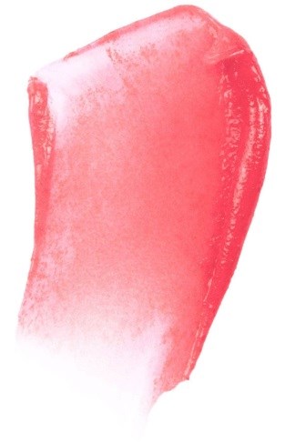 Ein roter und weißer abstrakter Pinselstrich mit weichen Kanten und Farbverlauf.