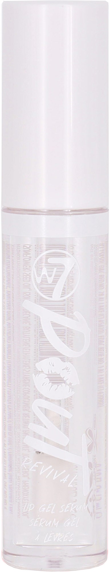 A transparent spray bottle with a white cap and white text on it.