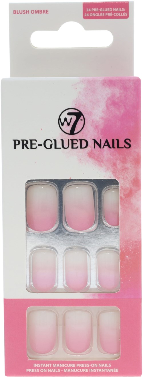W7 Preglued Nails Blush Ombre