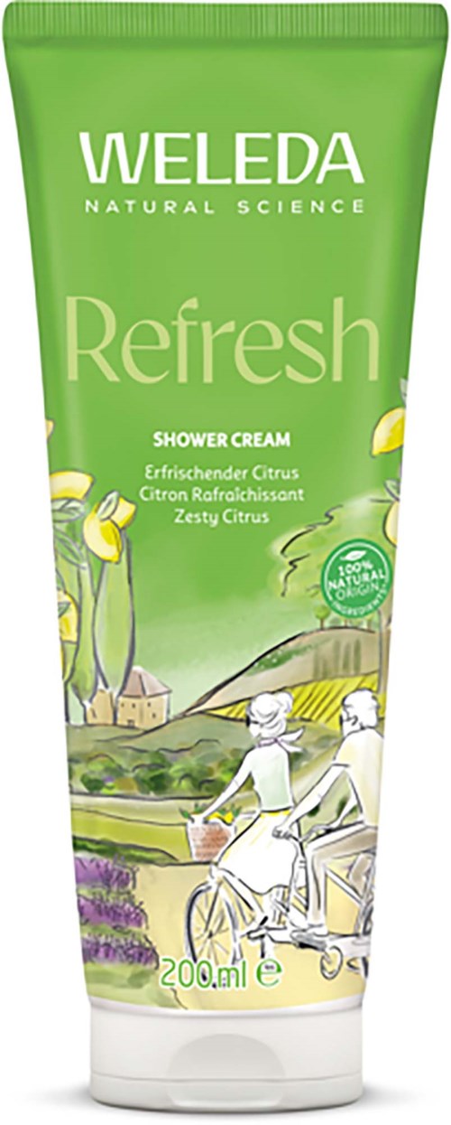 Weleda Refresh Shower Cream Citrus 200 ml