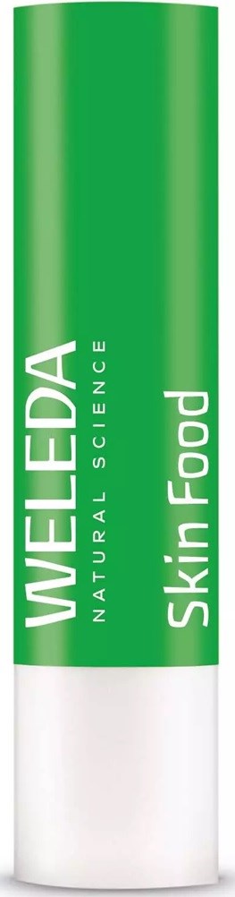 Eine grüne und weiße Tube mit der Aufschrift Weilida Skin Food, Naturwissenschaft.