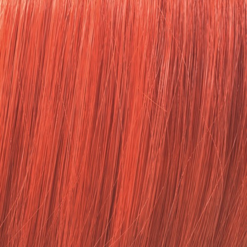 Close-up of red hair with visible strands and texture.