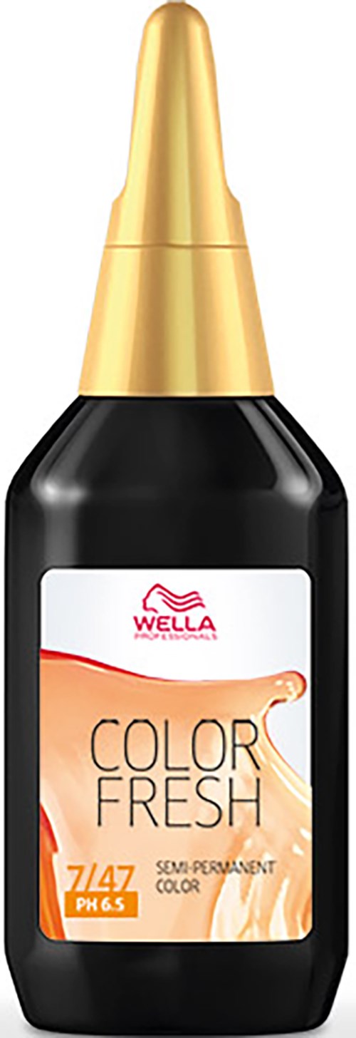 Wella Professionals Color Fresh Wella Medium Blonde Red Brown  7/47