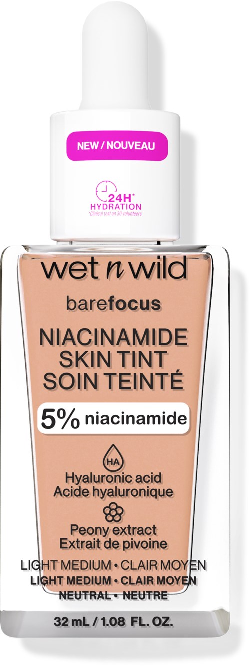 Wet n Wild Bare Focus Niacinamide Skin Tint Light Medium Sand