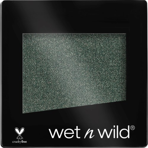 A black box displays a glittery, sparkly screen with the words 'wet n wild' and cruelty-free symbol at the bottom.