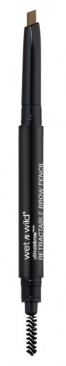 En svart makeup-penna med en vridbar beige spets, märkt 'Wet n Wild Retractable Eye Liner.'