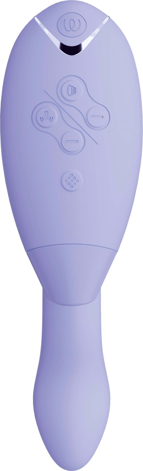 A white handheld device with buttons, a large rounded handle, and a small screen on top.
