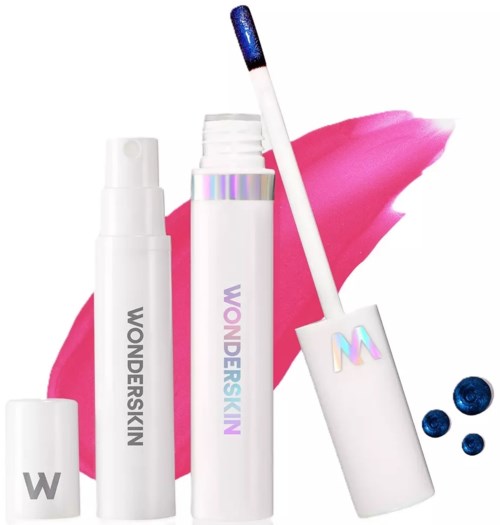 Wonderskin Wonder Blading Peel And Reveal Lip Stain Kit Neon Rose