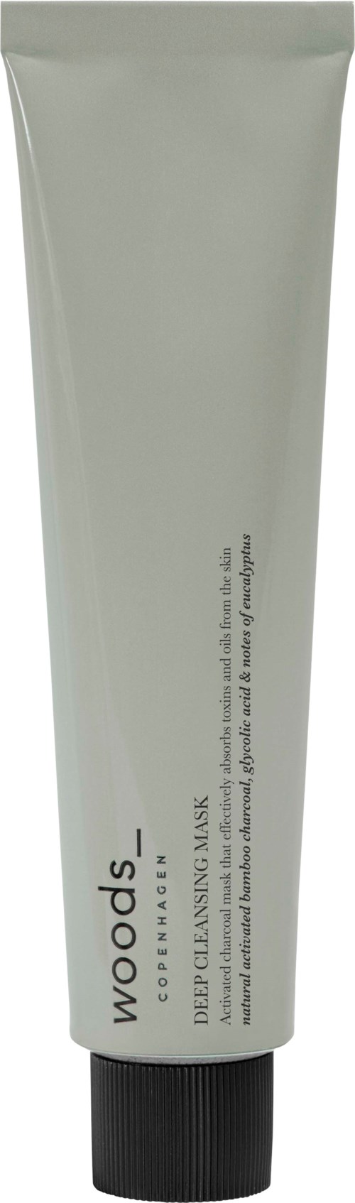 Tube mit Woods Deep Clean Reinigende Maske für gründliche Reinigung und klare Haut.