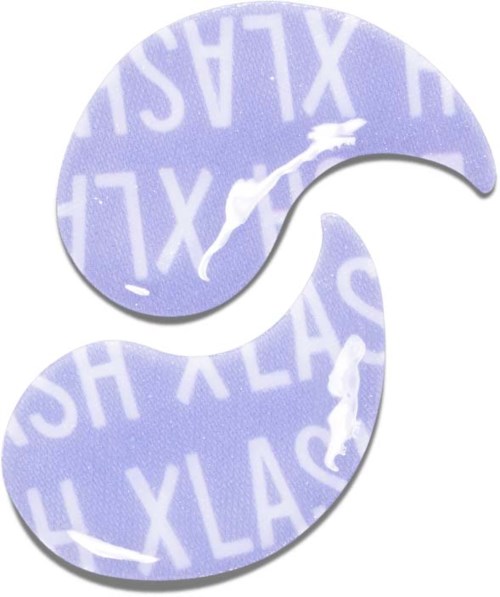 Een sticker in yin-yang-vorm met een duiker op een blauwe achtergrond met witte letters.