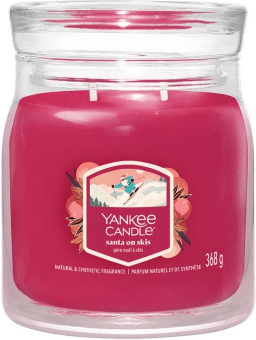 Yankee Candle Santa On Skis Signature Medium Jar 368 g