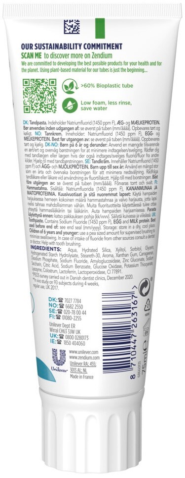 Zendium Extra Fresh Toothpaste 75 ml